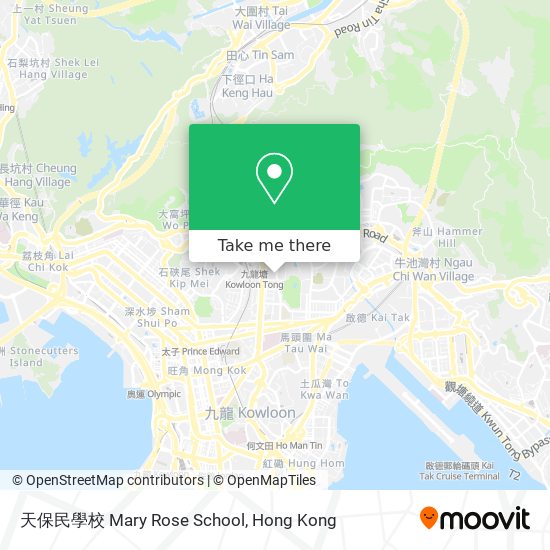 天保民學校 Mary Rose School map