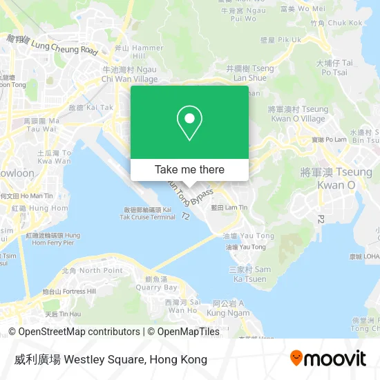威利廣場 Westley Square map
