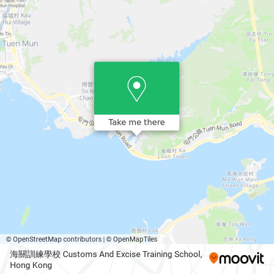 海關訓練學校 Customs And Excise Training School map