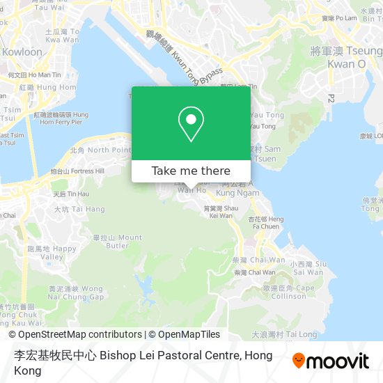 李宏基牧民中心 Bishop Lei Pastoral Centre map