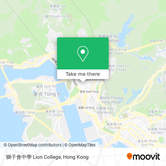 獅子會中學 Lion College map