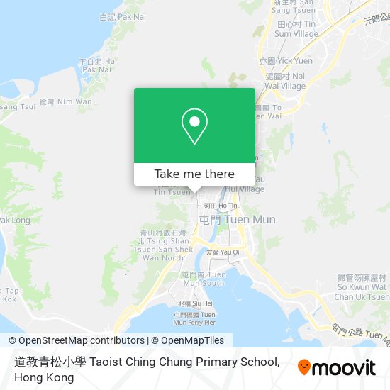 道教青松小學 Taoist Ching Chung Primary School map