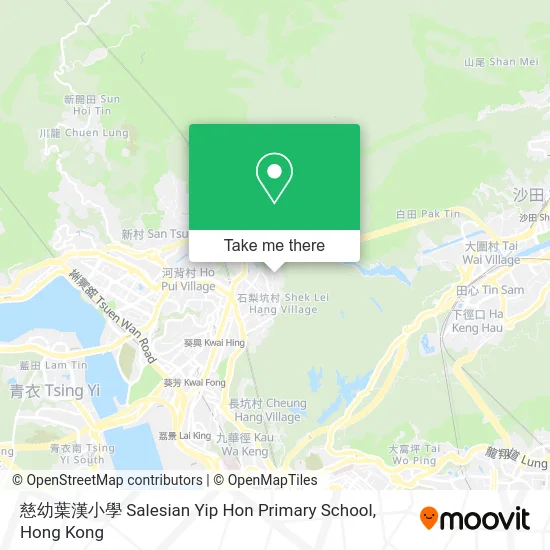 慈幼葉漢小學 Salesian Yip Hon Primary School map