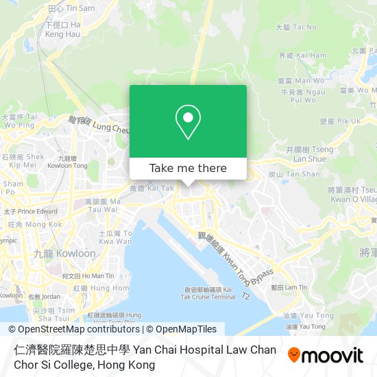 仁濟醫院羅陳楚思中學 Yan Chai Hospital Law Chan Chor Si College map