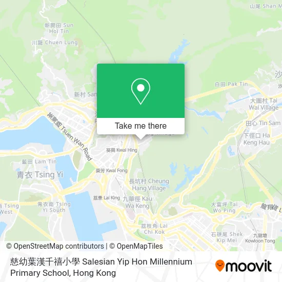 慈幼葉漢千禧小學 Salesian Yip Hon Millennium Primary School map