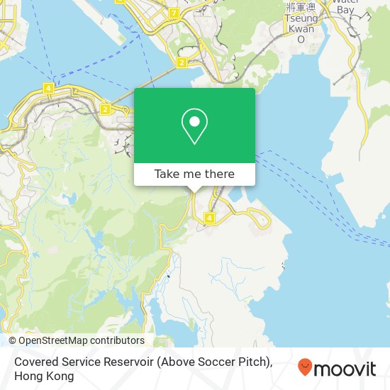 Covered Service Reservoir (Above Soccer Pitch) map
