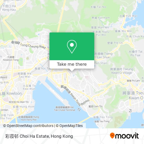 彩霞邨 Choi Ha Estate map