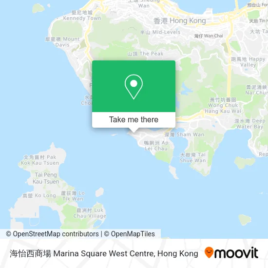 海怡西商場 Marina Square West Centre地圖