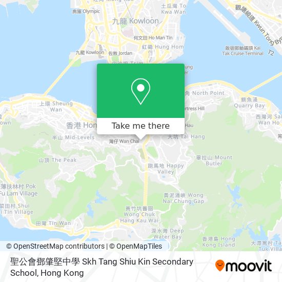 聖公會鄧肇堅中學 Skh Tang Shiu Kin Secondary School map