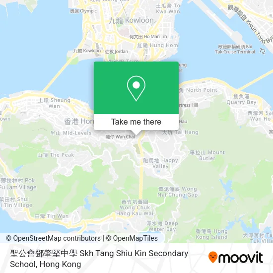 聖公會鄧肇堅中學 Skh Tang Shiu Kin Secondary School map
