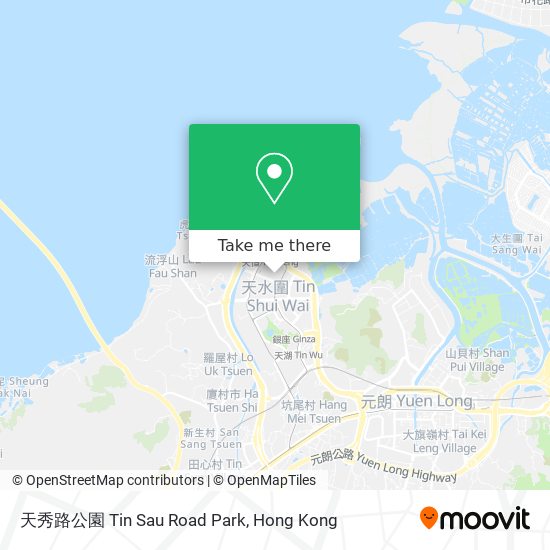 天秀路公園 Tin Sau Road Park map