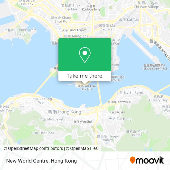 New World Centre地圖