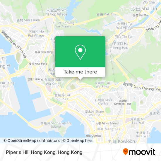 Piper s Hill Hong Kong地圖