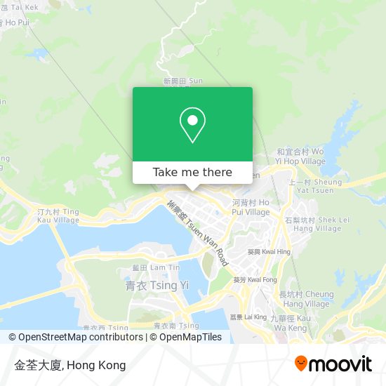 金荃大廈地圖