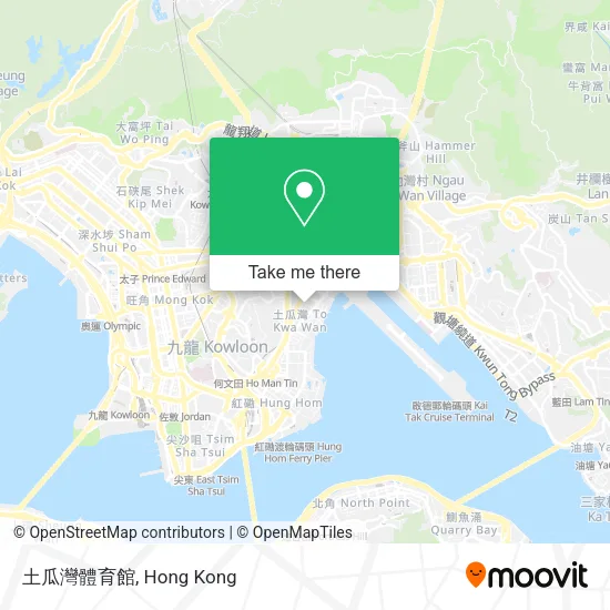 土瓜灣體育館地圖