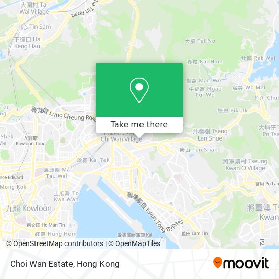 Choi Wan Estate map