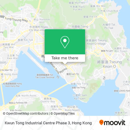 Kwun Tong Industrial Centre Phase 3地圖