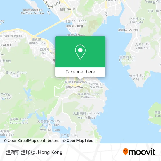 漁灣邨漁順樓 map