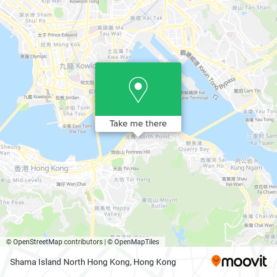 Shama Island North Hong Kong map