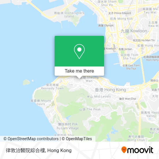 律敦治醫院綜合樓地圖