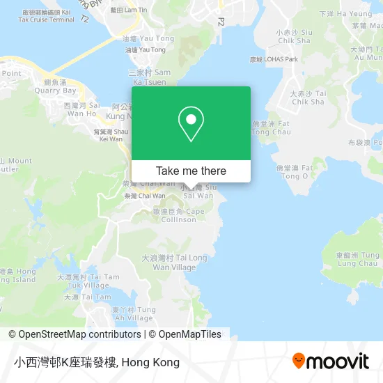小西灣邨K座瑞發樓地圖