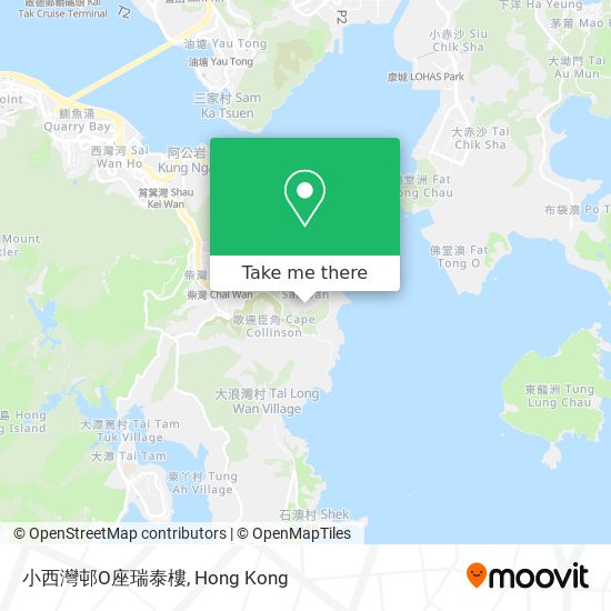 小西灣邨O座瑞泰樓 map