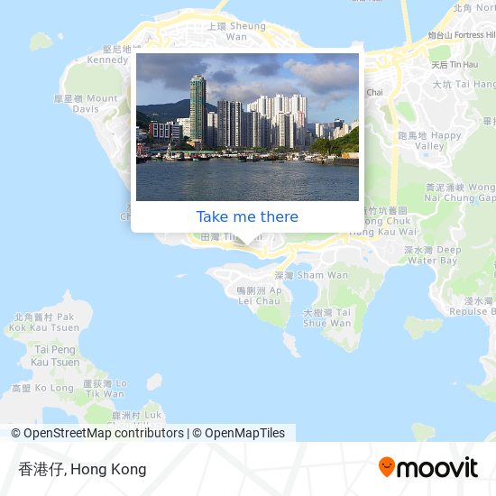 香港仔地圖