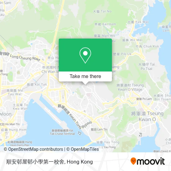 順安邨屋邨小學第一校舍地圖