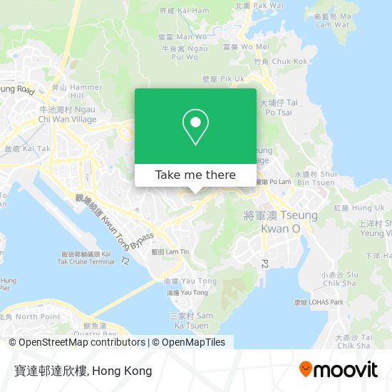 寶達邨達欣樓地圖