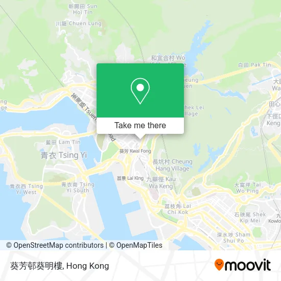 葵芳邨葵明樓地圖