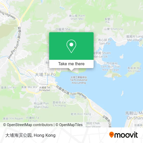 大埔海滨公园 map