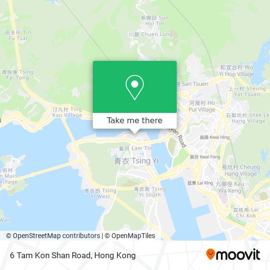 6 Tam Kon Shan Road地圖