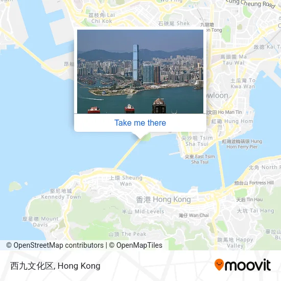 西九文化区地圖
