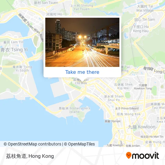 荔枝角道地圖