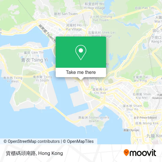 貨櫃碼頭南路 map