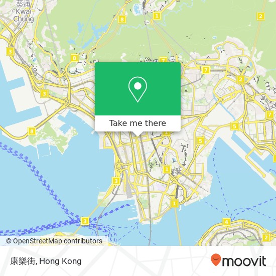 康樂街 map