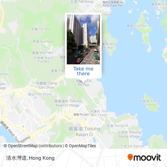 清水灣道地圖