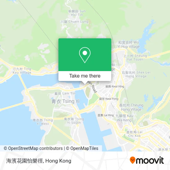 海濱花園怡樂徑地圖