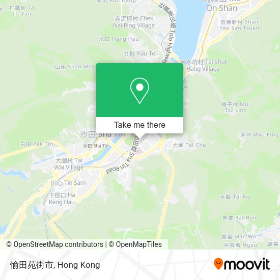 愉田苑街市 map