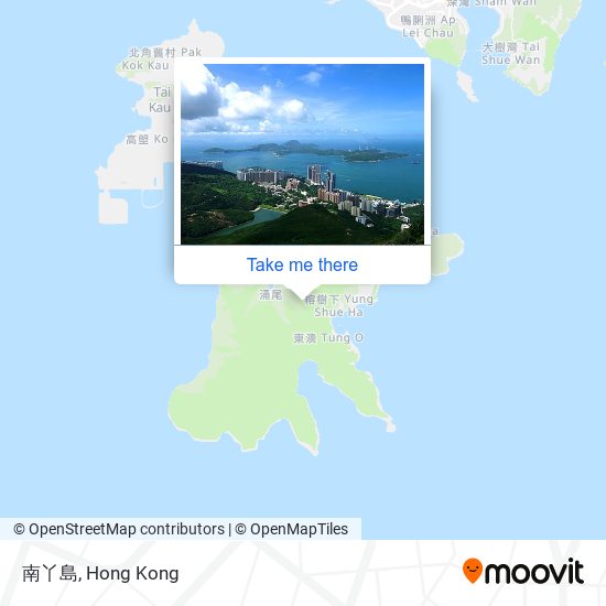 南丫島 map