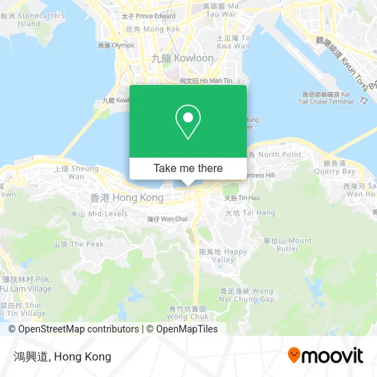 鴻興道地圖