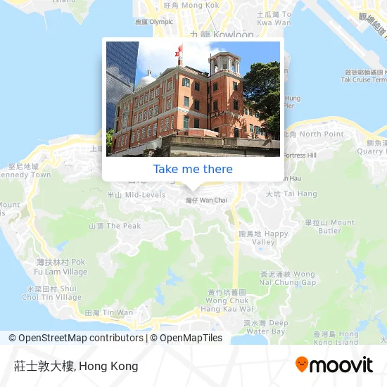 莊士敦大樓地圖