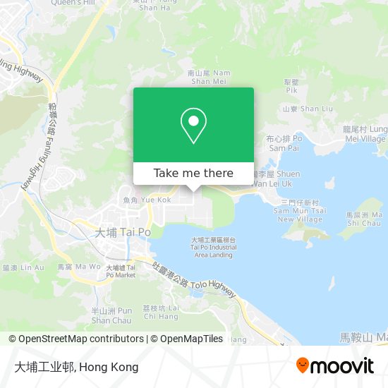 大埔工业邨 map