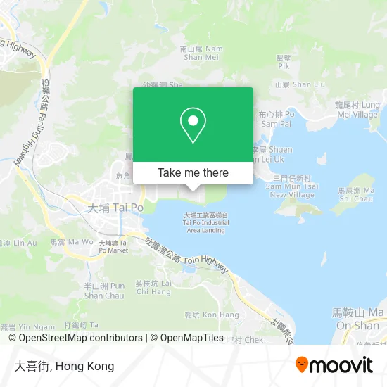 大喜街 map