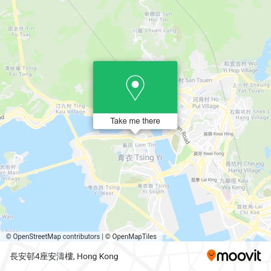 長安邨4座安濤樓 map