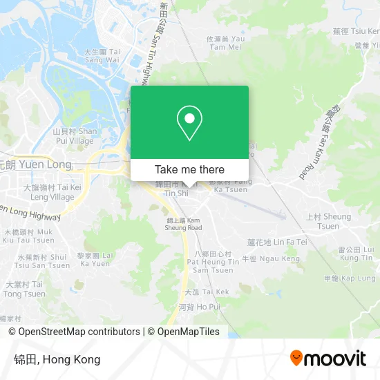 锦田 map