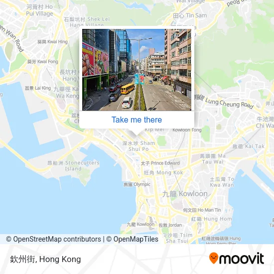 欽州街地圖