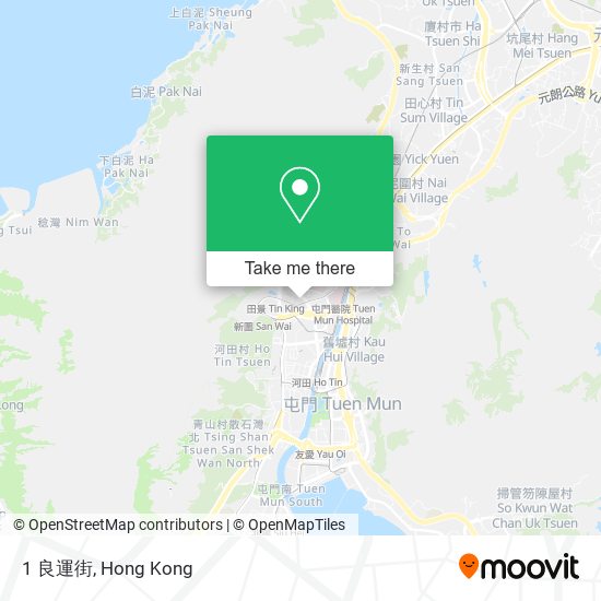 1 良運街地圖