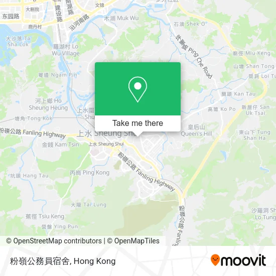 粉嶺公務員宿舍地圖