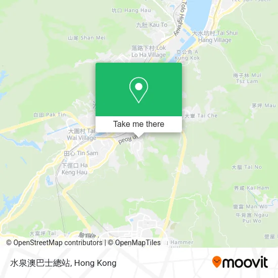 水泉澳巴士總站地圖